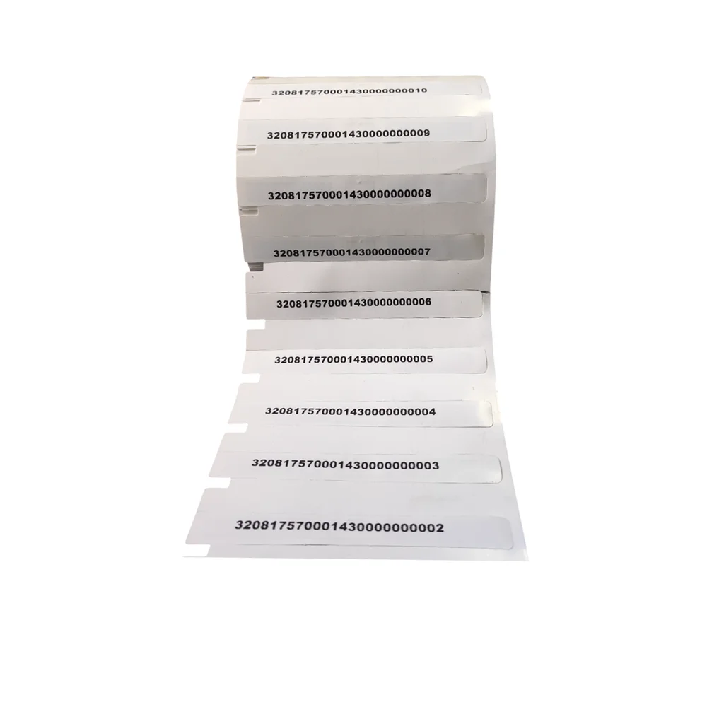 Tag Enxoval Lavanderia 105x12mm - 100 Unidades Tag Enxoval Lavanderia 105x12mm - 100 Unidades