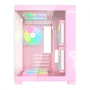 Gabinete Aquário Rosa Gorila Clanm Vidro 3mm