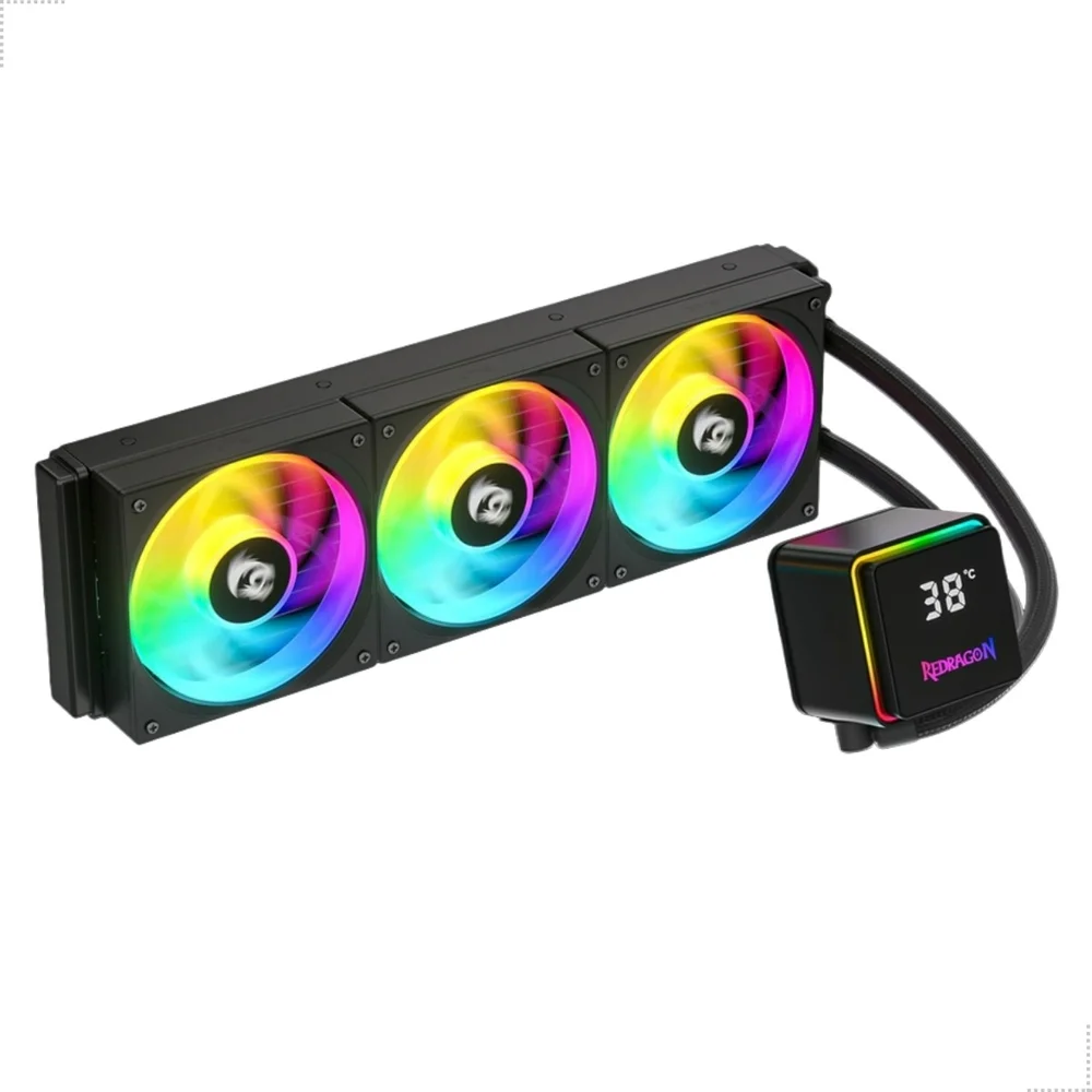 Water Cooler Redragon Effect Ccw-3017 360mm ARGB Preto