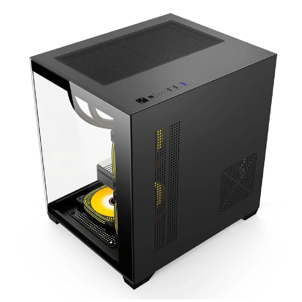 Gabinete Duex Dxga275bk C/ Logo 3 Fans RGB Gabinete Duex Dxga275bk C/ Logo 3 Fans RGB