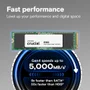 SSD Crucial E100 2TB Nvme PCie 4.0 5000mb/s