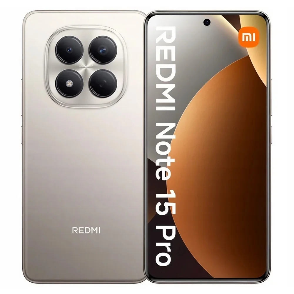 "Celular Xiaomi Redmi Note 15 Pro 4G Dual Sim De 512gb 12gb Ram De 6.77"" 200+8mp 32mp - Gris Titanio"