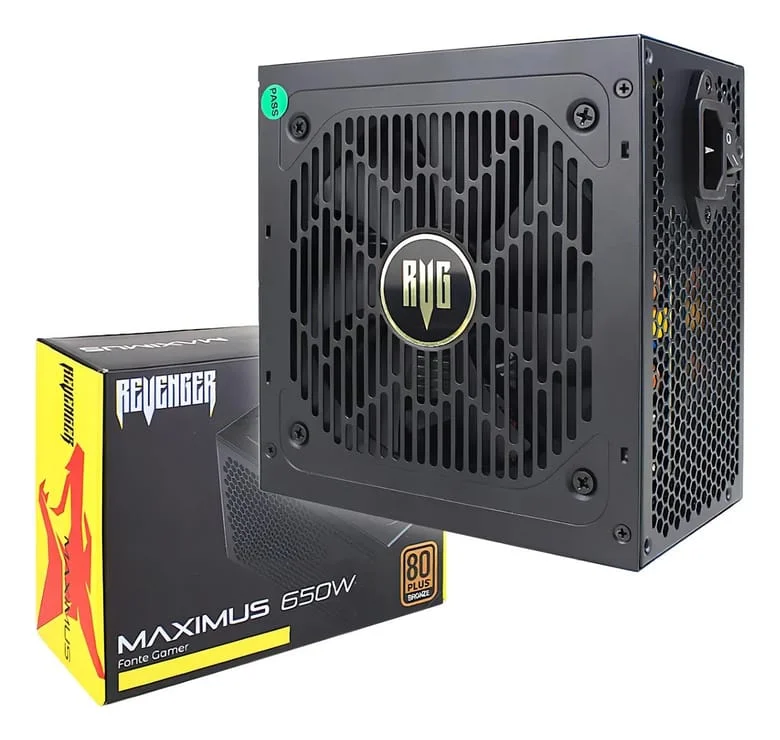 Fonte Atx 650w Real Maximus Fo-max02 Revenger ****