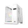 Gabinete Gamer Mini Tower Vidro Temperado Curvado White M-atx/itx Sem Fonte Com 3 Fans RGB Mini D-matx03
