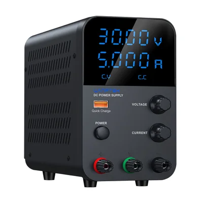 Fonte De Bancada Wanptek Gps305d 30v 5a 150w Preto