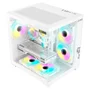 Gabinete Gamer Grodd Clanm Mid Tower Snow Branco Conectividade Com 1 Porta Usb 3.0, 2 Portas Usb 2.0
