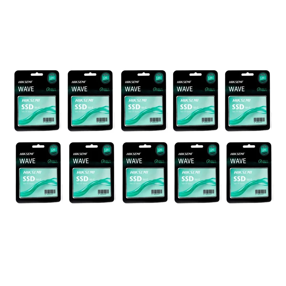 Kit 10 SSD 120GB Hiksemi Wave Sata 3 2,5 7mm Hs-ssd-wave(s) 120g - view 2