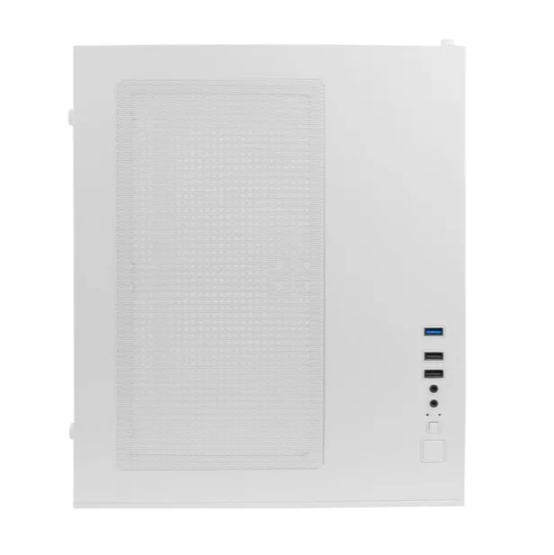Gabinete Gamer RGB com 3 Fans | Lateral em Vidro | Suporte M-ATX/Mini-ITX | Até 330mm GPU