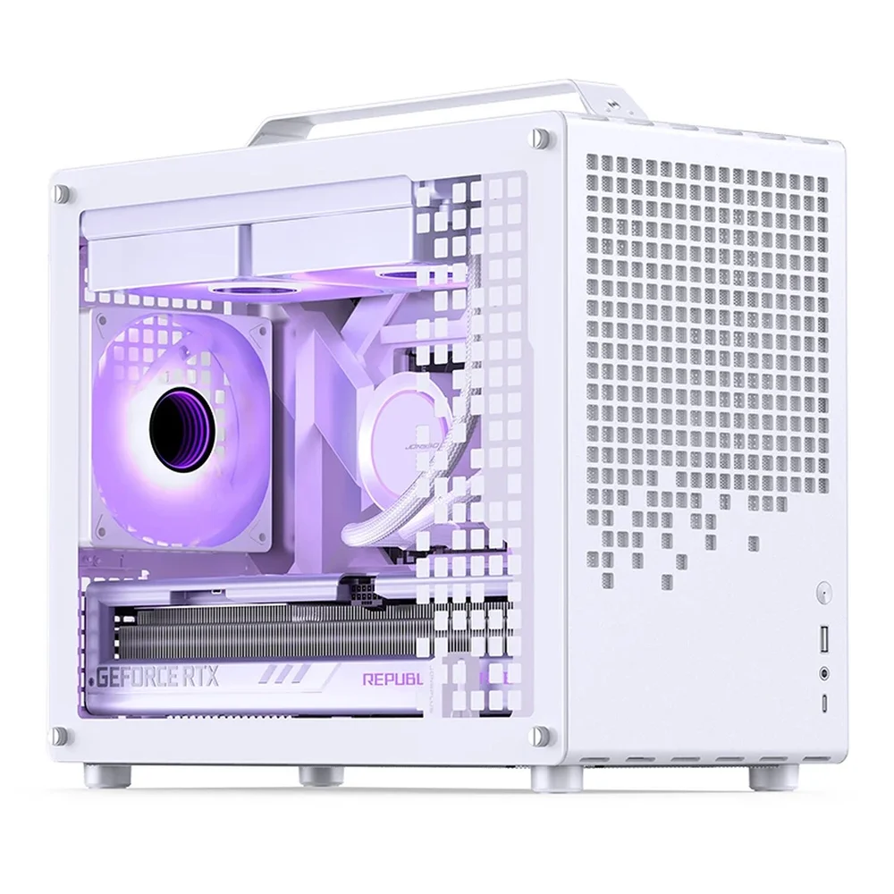 Gabinete Premium Jonsbo Z20 White M-atx Branco Com Alça Usb-c Gabinete Premium Jonsbo Z20 White M-atx Branco Com Alça Usb-c