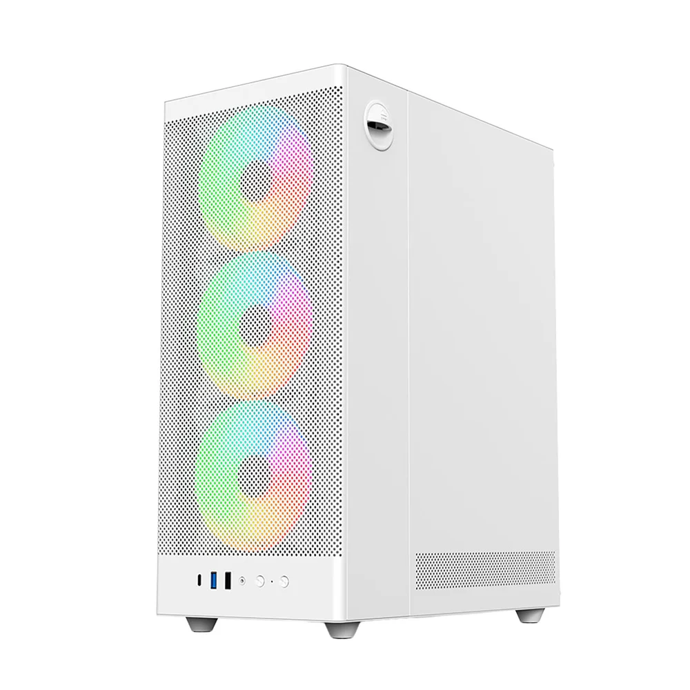 Gabinete Gamer Mid Tower Sem Fan Sem Fonte Gab100 Arch Ii Branco Aerion