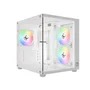Gabinete Gamer Bluecase Pure Pro Bg-064 Cor Branca C/ 3 Fans