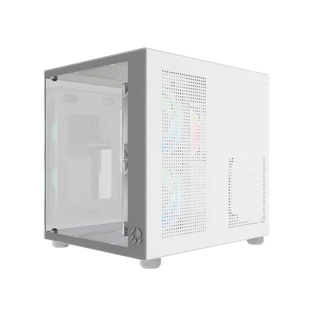 Gabinete Gamer Bluecase Pure Pro Bg-064 Cor Branca C/ 3 Fans Gabinete Gamer Bluecase Pure Pro Bg-064 Cor Branca C/ 3 Fans