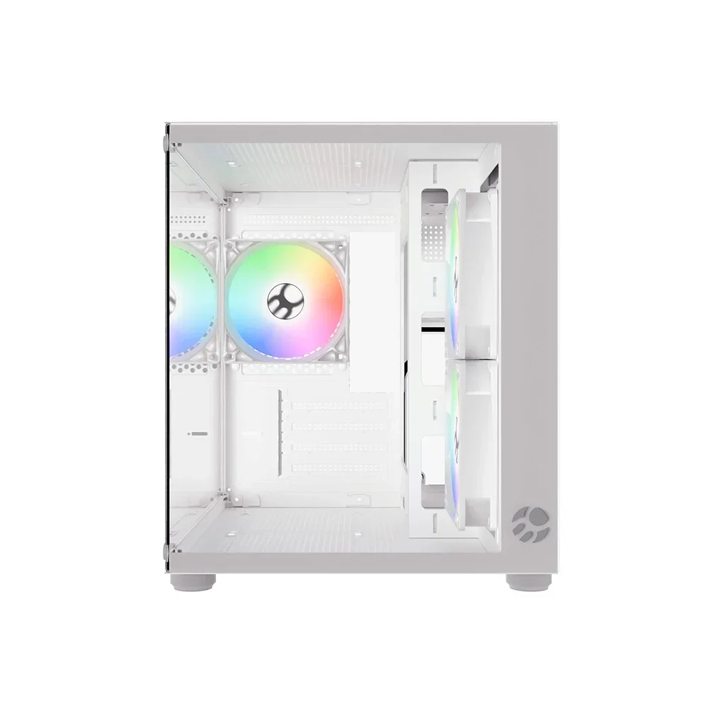Gabinete Gamer Bluecase Pure Pro Bg-064 Cor Branca C/ 3 Fans Gabinete Gamer Bluecase Pure Pro Bg-064 Cor Branca C/ 3 Fans