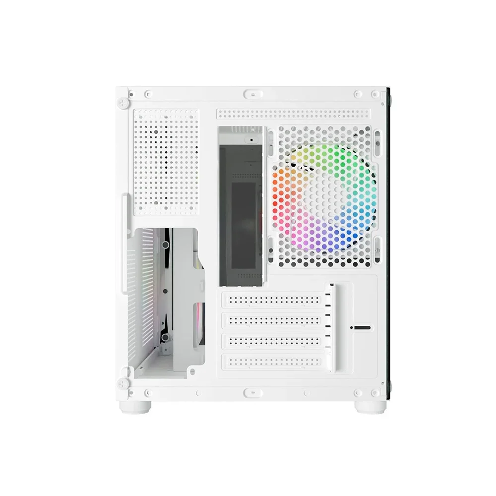 Gabinete Gamer Bluecase Pure Pro Bg-064 Cor Branca C/ 3 Fans Gabinete Gamer Bluecase Pure Pro Bg-064 Cor Branca C/ 3 Fans