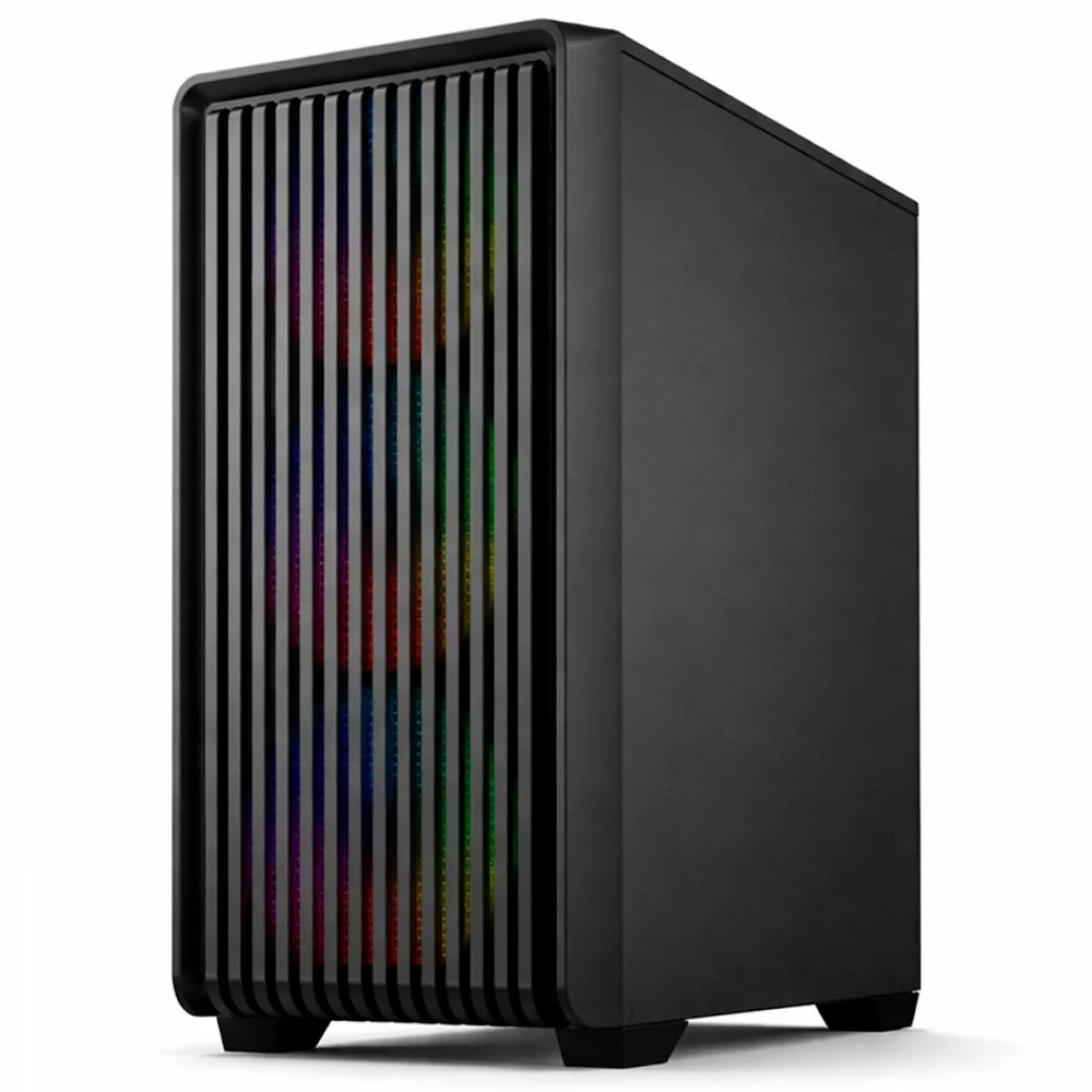 Gabinete Gamer Brx, Usb 1.1, 3x Fans, Micro-atx, Mini-itx, Preto - N199b Gabinete Gamer Brx, Usb 1.1, 3x Fans, Micro-atx, Mini-itx, Preto - N199b