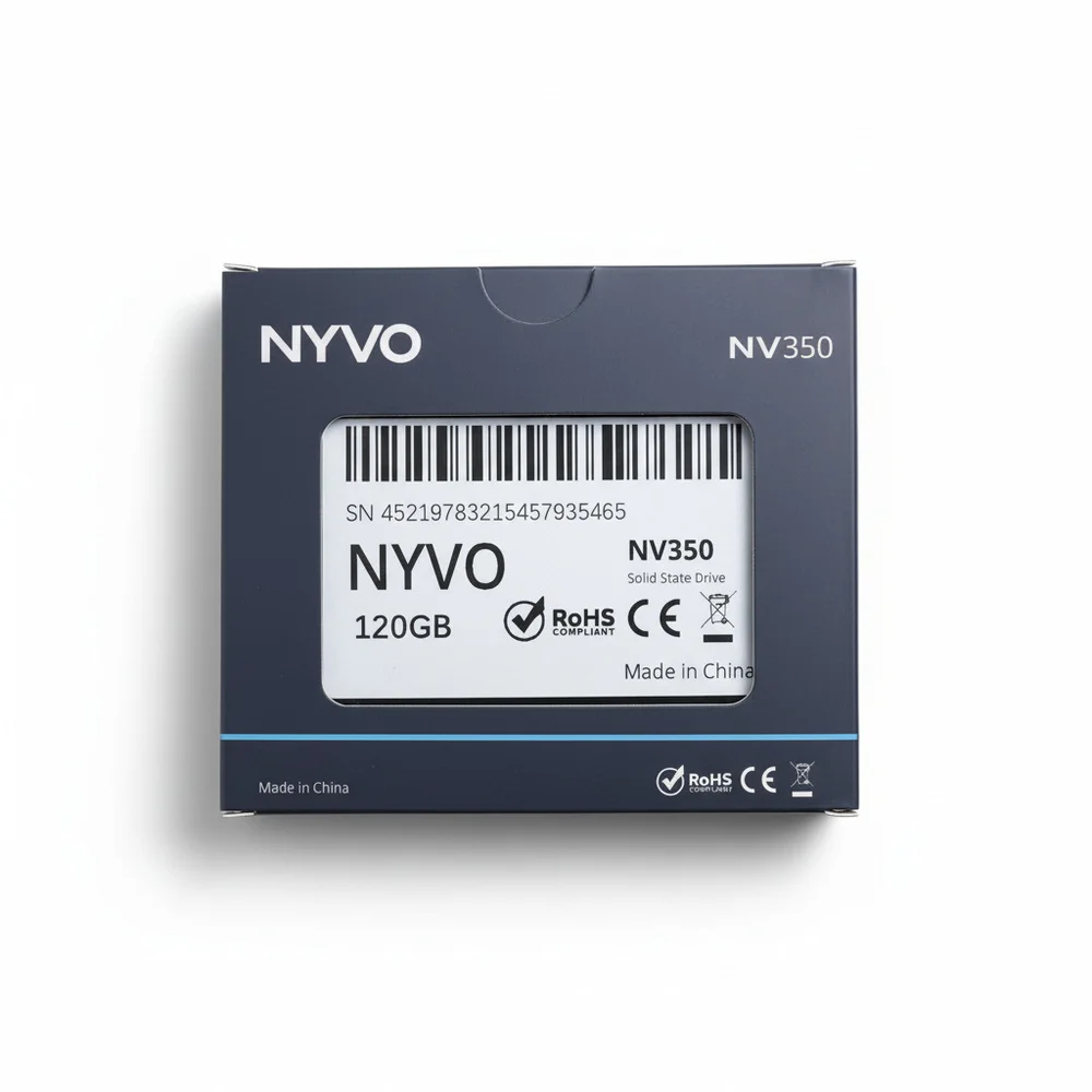 SSD Nyvo 120GB 2,5" Sata Iii 7mm Leitura 550 Mb/s Escrita 520 Mb/s Nv350550120g SSD Nyvo 120GB 2,5" Sata Iii 7mm Leitura 550 Mb/s Escrita 520 Mb/s Nv350550120g