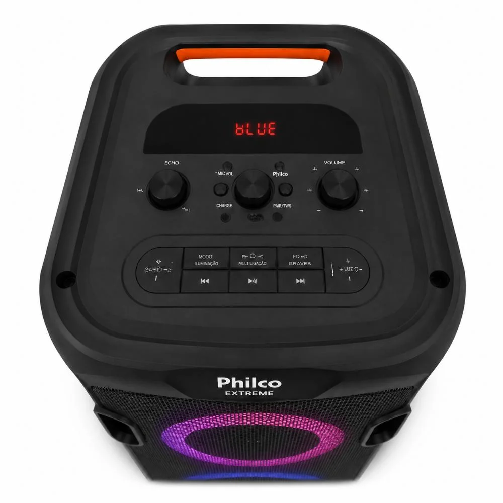 Caixa De Som Speaker Philco Extreme 180w Pbs60 Bivolt Caixa De Som Speaker Philco Extreme 180w Pbs60 Bivolt