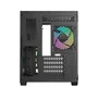 Gabinete Gamer Ocypus Iota C50 Curve Atx ARGB Digital Com Fan Preto