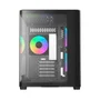Gabinete Gamer Ocypus Iota C50 Curve Atx ARGB Digital Com Fan Preto