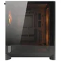 Gabinete Cougar Airface 180 Atx Mid Tower Lateral De Vidro Temperado Usb Tipo C Com 3 Fan Preto 385va40.0001