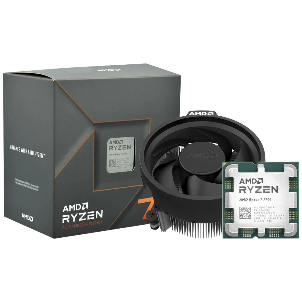 AMD Ryzen 7 7700 CPU 本体 Processador Amd Ryzen 7 7700 Socket Am5 53ghz