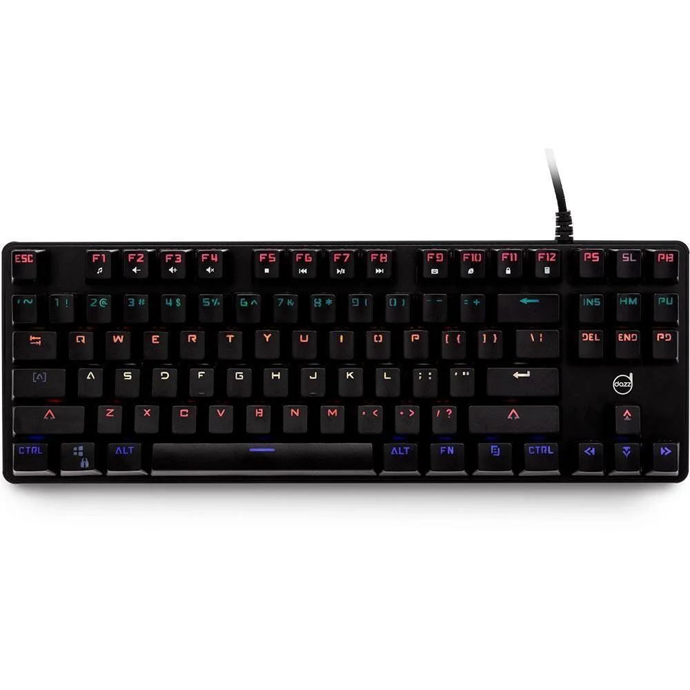 Teclado Mecânico Gamer Dazz Eclipse LED KaBuM