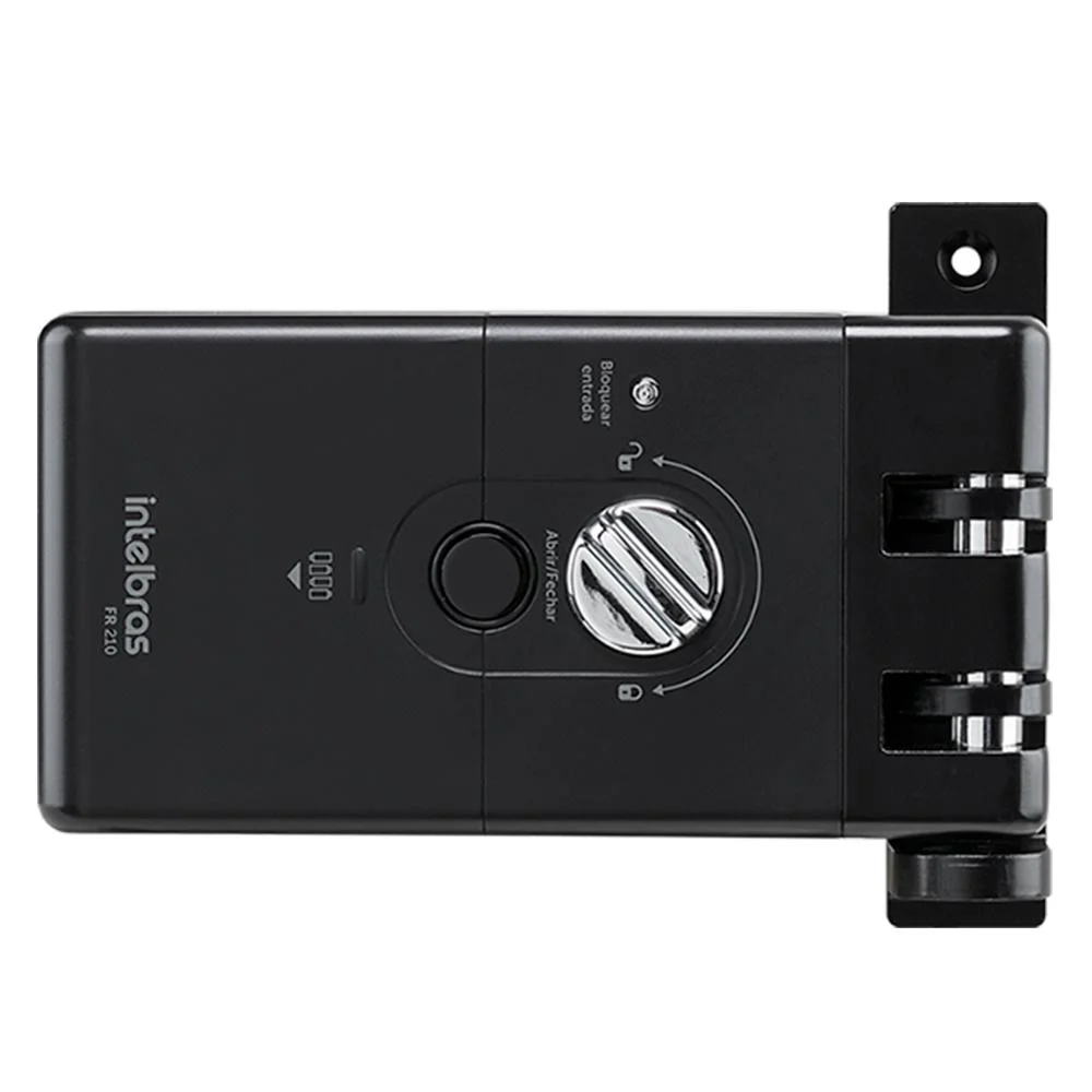 Fechadura Digital Intelbras Fr210, Touch Screen, Para Porta De Correr, Preta Fechadura Digital Intelbras Fr210, Touch Screen, Para Porta De Correr, Preta