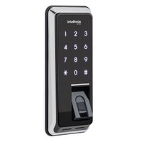 Fechadura Digital Intelbras Fr220, Biometria, Touch Screen, Preto