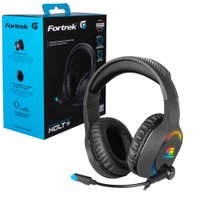Headset Gamer Fortrek Holt, RGB, P2 + USB, Cabo Trançado, Preto - 70552