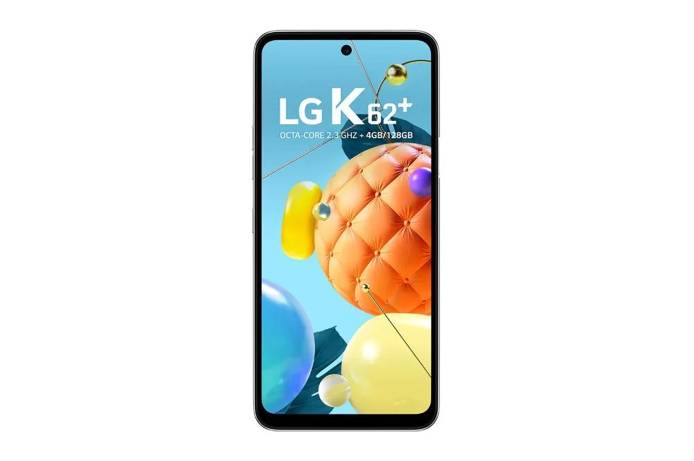 Smartphone LG K62+ Dual Tela 6.59'', 128GB, 4G, Câmera 48M+5MP+2MP+2MP - Branco Smartphone LG K62+ Dual Tela 6.59'', 128GB, 4G, Câmera 48M+5MP+2MP+2MP - Branco