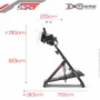 Suporte Para Volantes - Sxt V2 Extreme Simracing - Preto - Ajustável Logitech, Thrustmaster, Fanatec