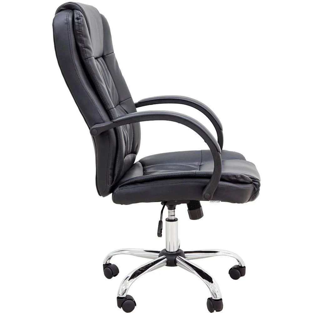Cadeira FOX Office 300, de Escritorio, Presidente, Suporta 120kg, Preta Cadeira FOX Office 300, de Escritorio, Presidente, Suporta 120kg, Preta