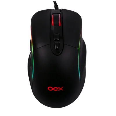 Mouse Gamer Titan RGB 7 Botões 14400 DPI OEX