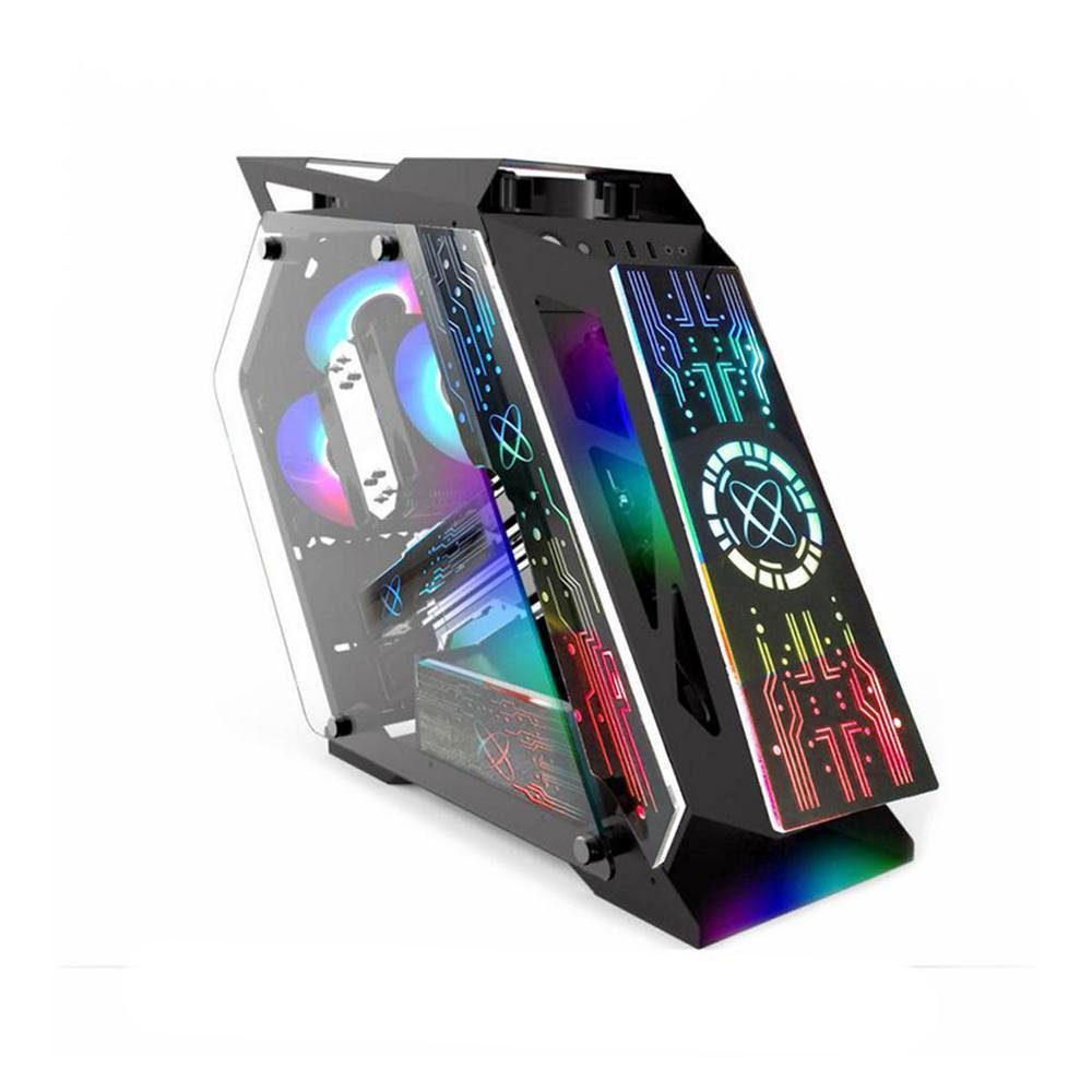 Gabinete Gamer GS Pixxo Mid Tower M-ATX, S/ Fonte, Suporta 6 Coolers, USB 3.0 - LKL06P Gabinete Gamer GS Pixxo Mid Tower M-ATX, S/ Fonte, Suporta 6 Coolers, USB 3.0 - LKL06P
