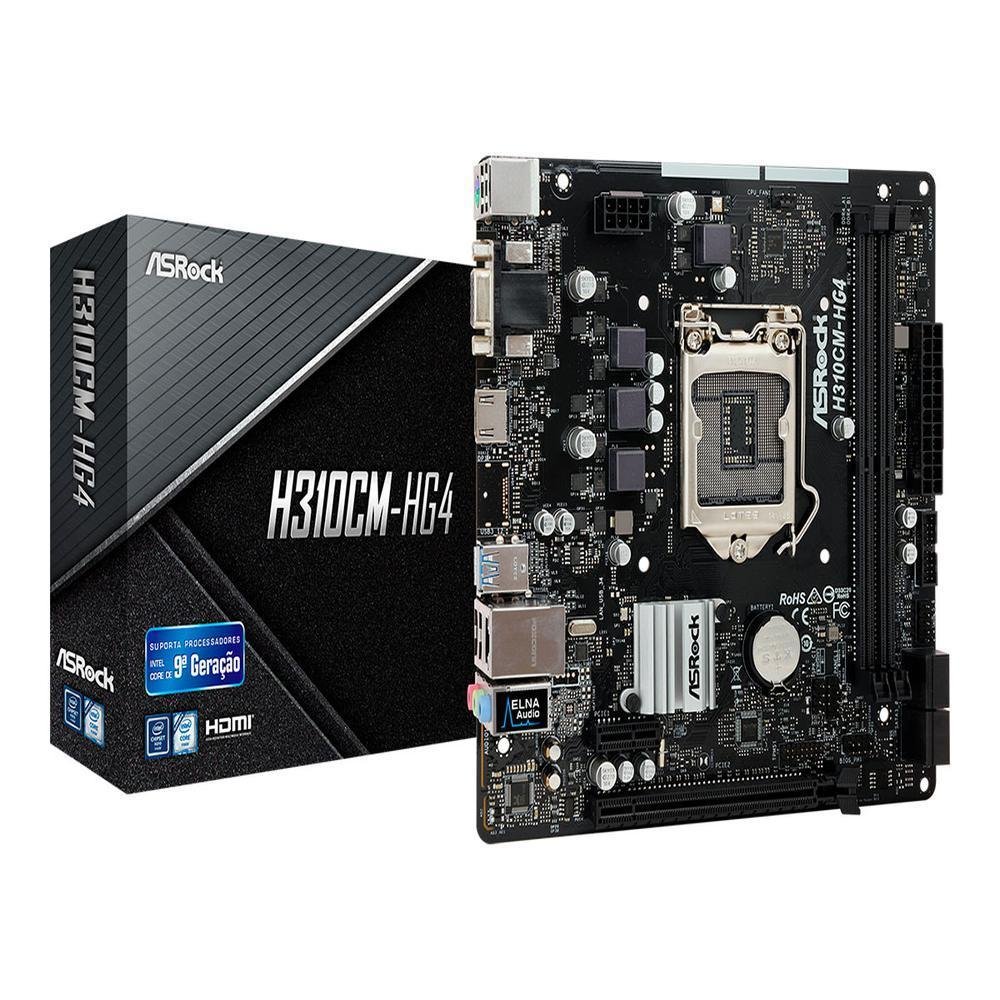 ASRock LGA 1151 マザーボード + CPU PlacaMe ASRock Intel LGA 1151 mATX KaBuM