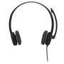 Headset Logitech H151, P3 com fio, Preto - 981-000587