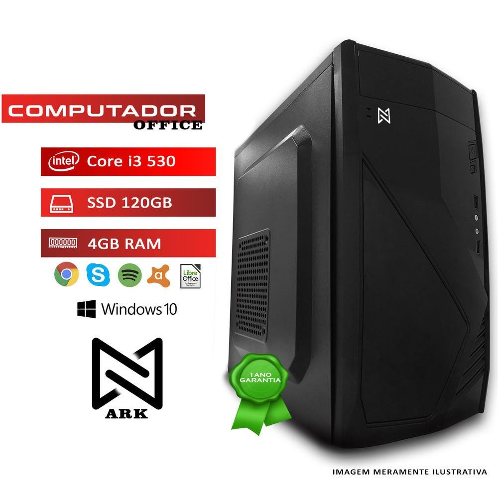 Computador ARK, Intel Core I3, 4GB, SSD 120GB, HDMI, Windows 10 PRO Computador ARK, Intel Core I3, 4GB, SSD 120GB, HDMI, Windows 10 PRO