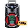 Caixa Amplificada Amvox Gigante, 180W, Bluetooth, Rádio FM, USB - ACA 188.