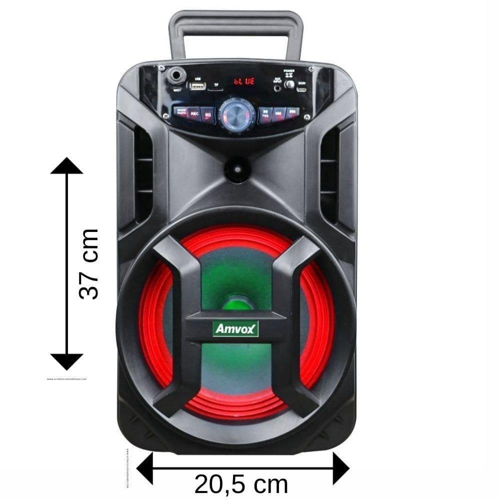 Caixa Amplificada Amvox Gigante, 180W, Bluetooth, Rádio FM, USB - ACA 188. Caixa Amplificada Amvox Gigante, 180W, Bluetooth, Rádio FM, USB - ACA 188.