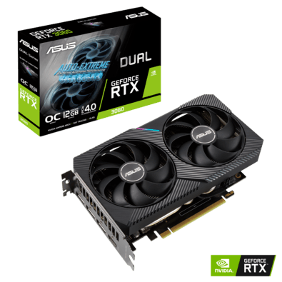 ASUS GeForce RTX 3060 12GB 箱付き Placa De Vídeo Asus Geforce RTX 3060 12GB GDDR6