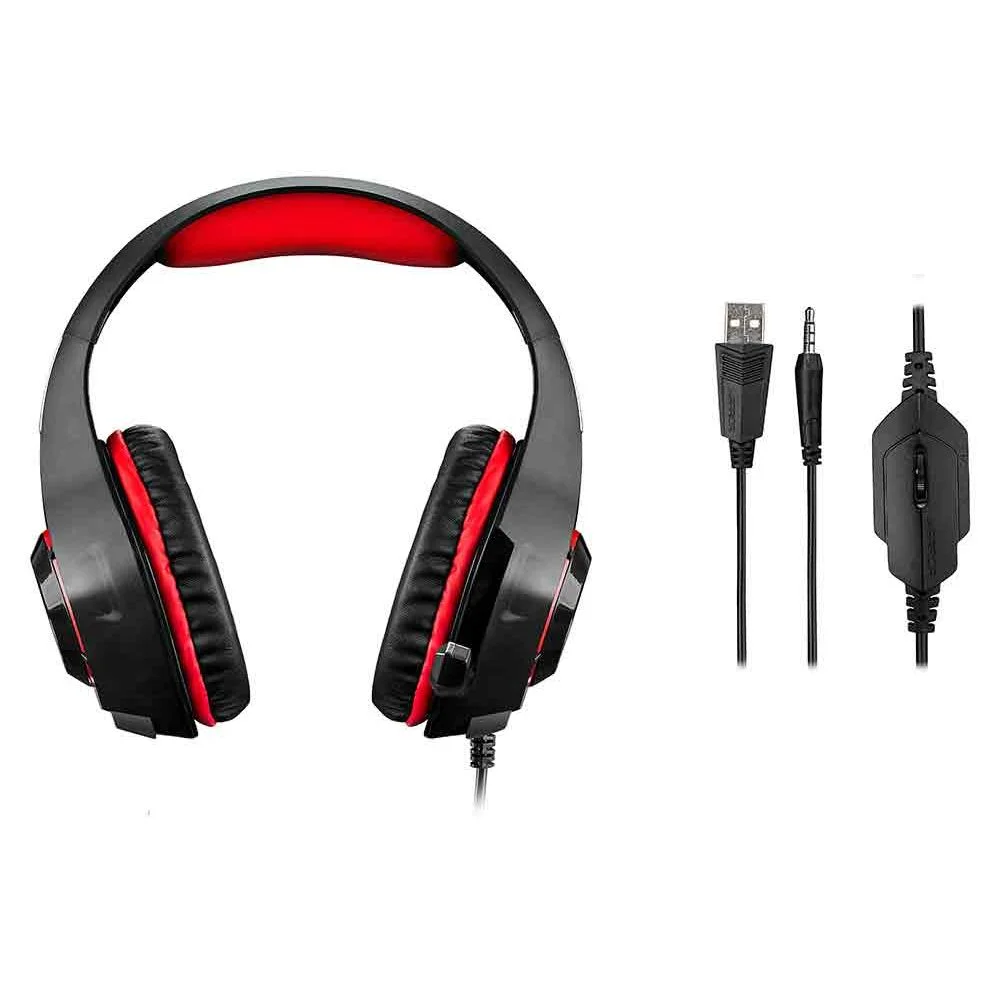 Headset Gamer Warrior Rama P3USB Adap P2 KaBuM