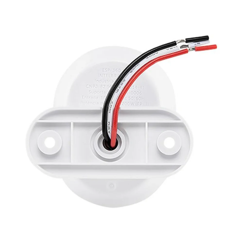 Sensor de Presença Intelbras, Detecção Até 10M, Para Iluminação, ESPI 360 A, Branco
