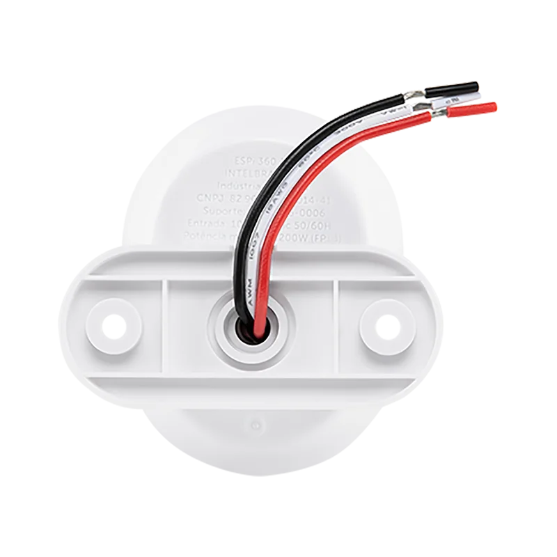 Sensor de Presença Intelbras, Detecção Até 10M, Para Iluminação, ESPI 360 A, Branco