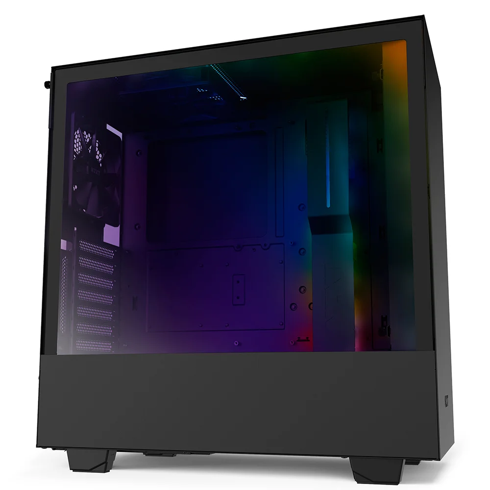 Gabinete NZXT H510i, Mid Tower, ATX, Com Fita RGB, Lateral De Vidro, Preto - CA-H510I-B1 Gabinete NZXT H510i, Mid Tower, ATX, Com Fita RGB, Lateral De Vidro, Preto - CA-H510I-B1