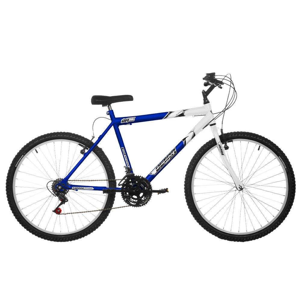 Bicicleta Ultra Bikes Aro 26 Masculina Bicolor Freio V Break Azul, Branco Bicicleta Ultra Bikes Aro 26 Masculina Bicolor Freio V Break Azul, Branco