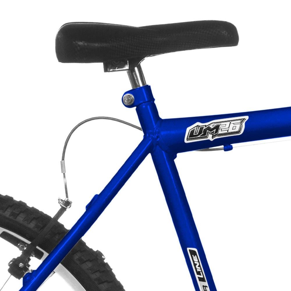 Bicicleta Ultra Bikes Aro 26 Masculina Bicolor Freio V Break Azul, Branco Bicicleta Ultra Bikes Aro 26 Masculina Bicolor Freio V Break Azul, Branco