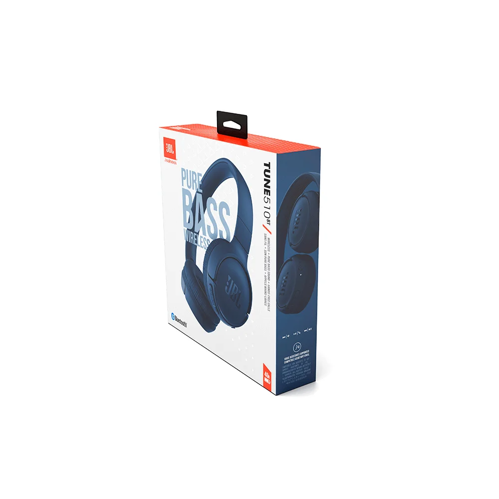 Fone De Ouvido Sem Fio, Jbl Tune 510, Bluetooth, Azul - T510bTBblu Fone De Ouvido Sem Fio, Jbl Tune 510, Bluetooth, Azul - T510bTBblu