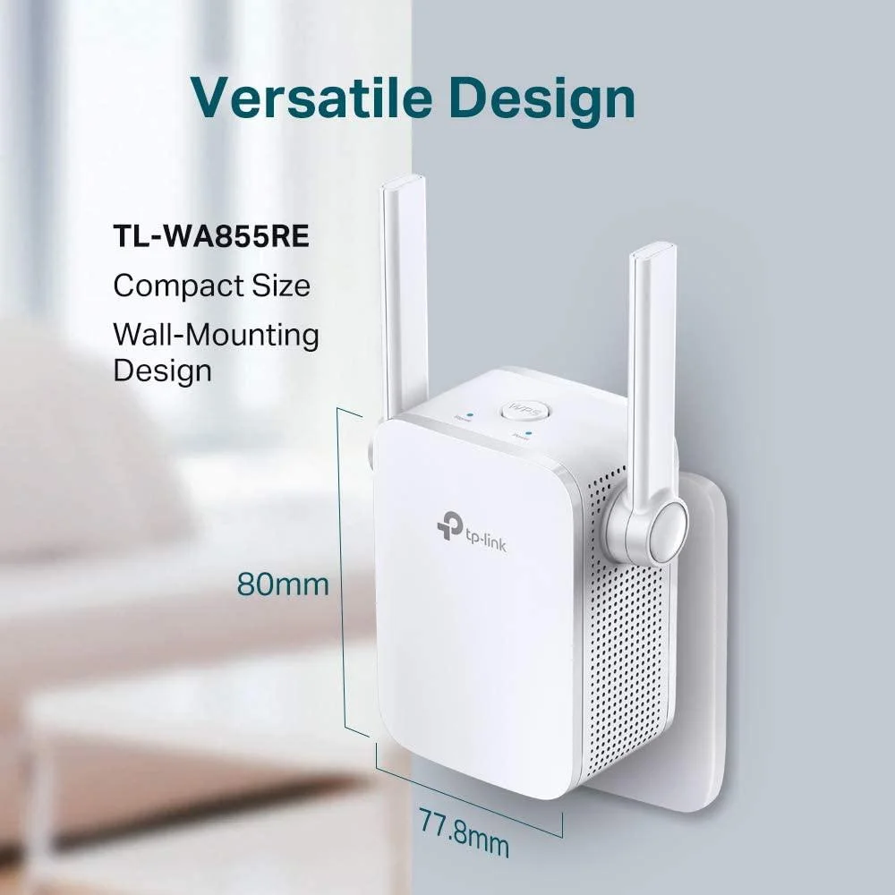 Repetidor Wi-Fi 300MB/s, TP-Link - TL-WA855RE