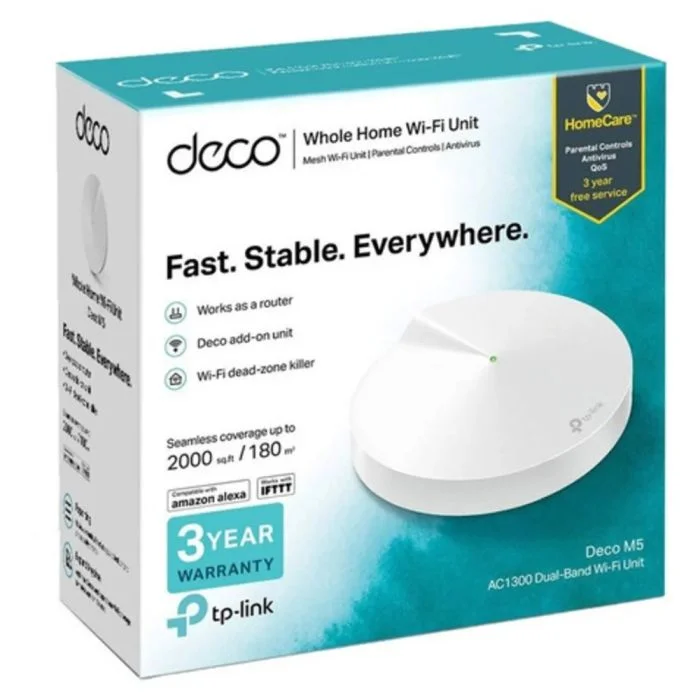 Roteador Tp-link Deco M5 Archer Ac1300 Dual Band 2.4/5 Ghz - Deco M5 C/1 Roteador Tp-link Deco M5 Archer Ac1300 Dual Band 2.4/5 Ghz - Deco M5 C/1