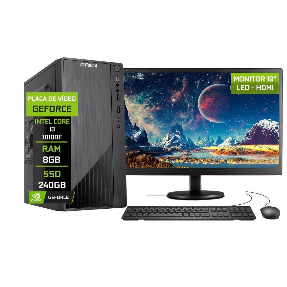 Computador Completo Fácil Intel Core I3 10100F